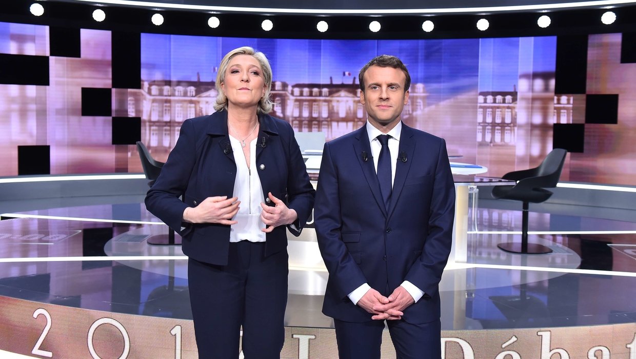 debat macron et le pen