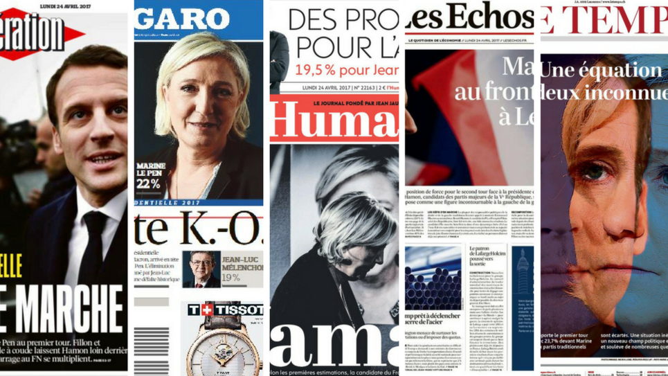 Les Unes De La Presse Après Le Premier Tour | Public Senat