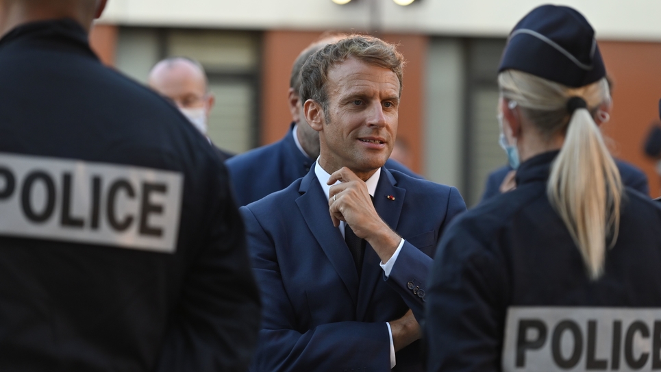 Marseille: french president visit. First Day