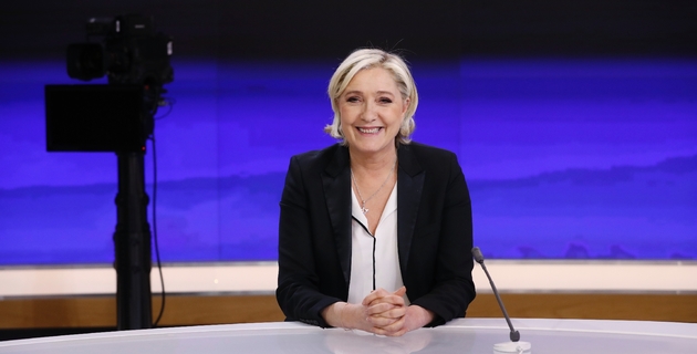 Sur le plateau de France 2 le 24 avril 2017, Marine Le Pen s'est dite sûre de gagner la présidentielle