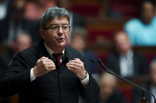 Le député de la France insoumise Jean-Luc Mélenchon, à l'Assemblée nationale le 4 juillet 2017 
