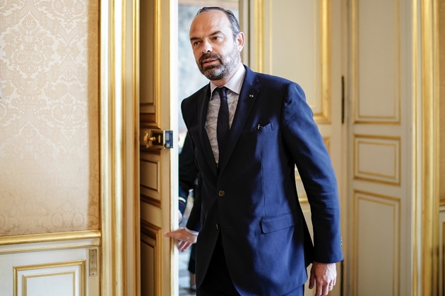 Le Premier ministre Edouard Philippe, le 18 juillet 2019 à l'Hôtel Matignon, à Paris