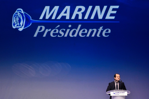 David Rachline, directeur de campagne de Marine Le Pen, le 4 février 2017 aux 