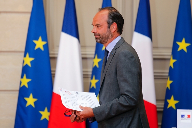 Le Premier ministre Edouard Philippe, à l'Elysée le 9 mai 2018