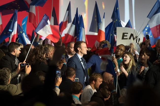 Emmanuel Macron, candidat de 