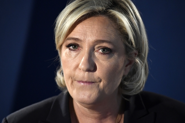 Marine Le Pen le 21 avril 2017 à Paris