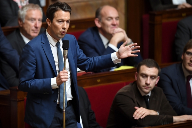 Guillaume Peltier, député Les Républicains du Loire-et-Cher, le 24 octobre 2017, à l'Assemblée Nationale