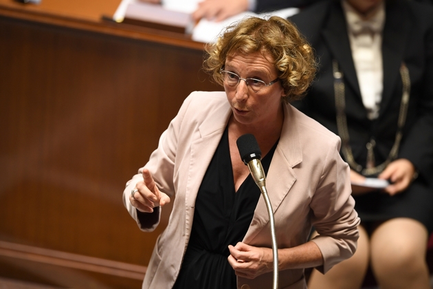 La ministre du Travail Muriel Pénicaud à l'Assemblée nationale, le 24 octobre 2017