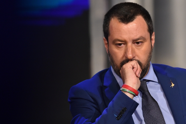 Le ministre italien de l'Intérieur Matteo Salvini à Rome, le 20 juin 2018