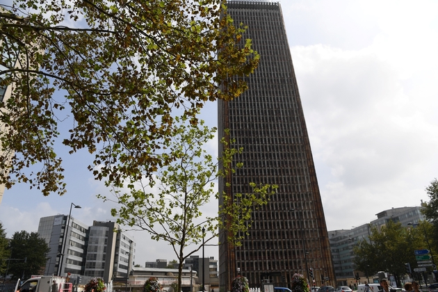 La tour Pleyel à Saint-Denis en Seinse-Saint-Denis, le 5 septembre 2018