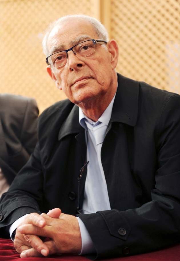 L'ancien Premier secrétaire du PS Henri Emmanuelli, le 13 mai 2016 à Mugron dans les Landes