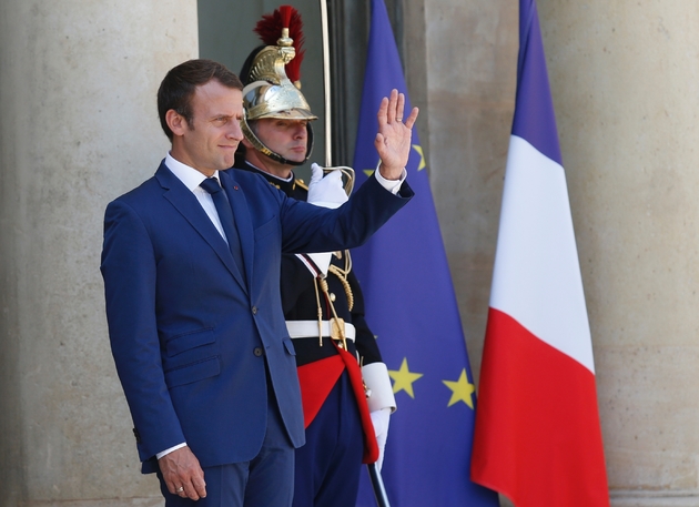 Le président Emmanuel Macron, le 18 juillet 2017 à l'Elysée, à Paris