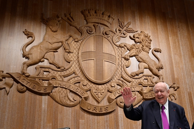 Jean-Claude Gaudin arrive le 27 janvier 2020 pour son dernier conseil municipal à Marseille