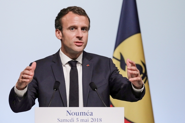 Discours d'Emmanuel Macron au Théâtre de l'Ile à Nouméa le 5 mai 2018