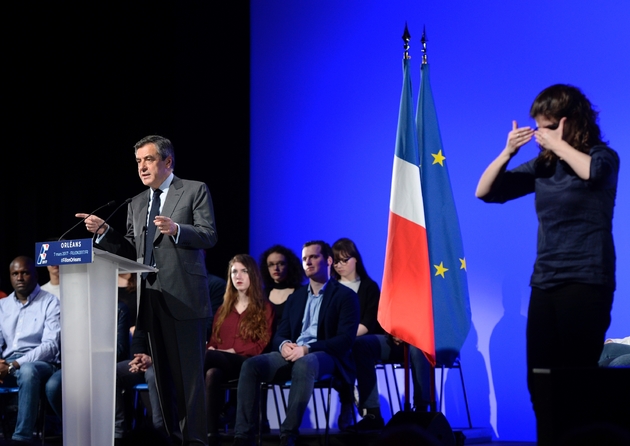 François Fillon a appelé au rassemblement lors d'un meeting à Orléans, le 7 mars 2017