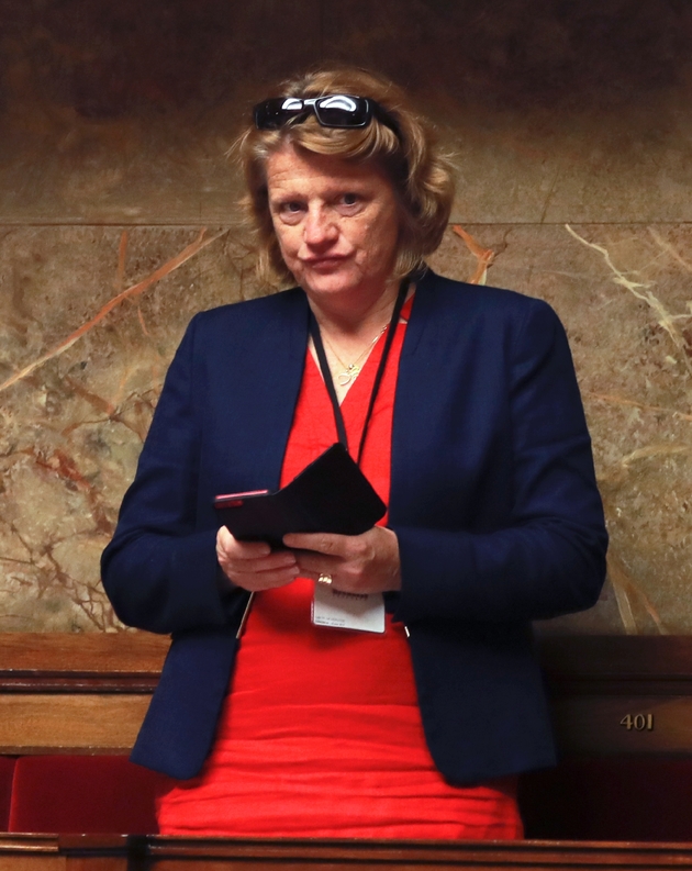 La députée LREM Michèle Peyron le 27 juillet 2017, à l'Assemblée nationale à Paris