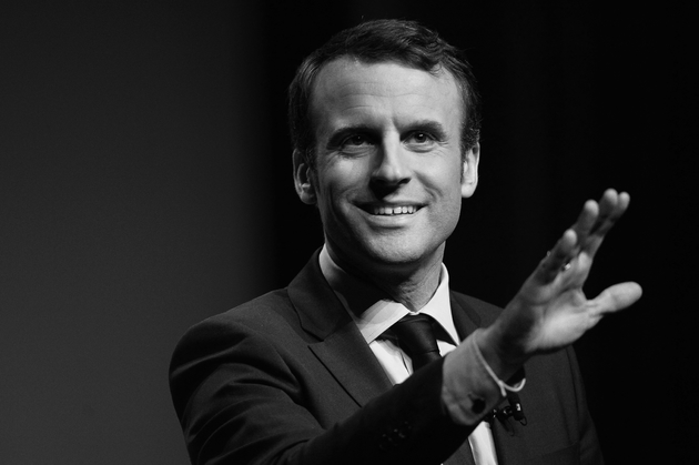 Emmanuel Macron, candidat d'En Marche! à la présidentielle, le 28 février 2017 à Angers (ouest)