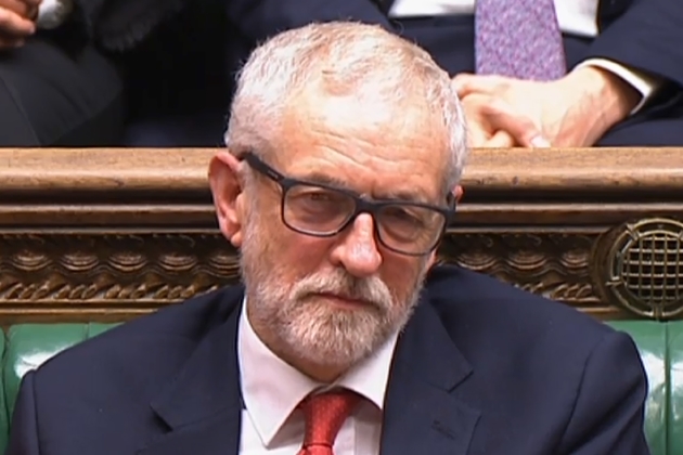 Le député travailliste Jeremy Corbyn à la Chambre des Communes le 19 décembre 2019