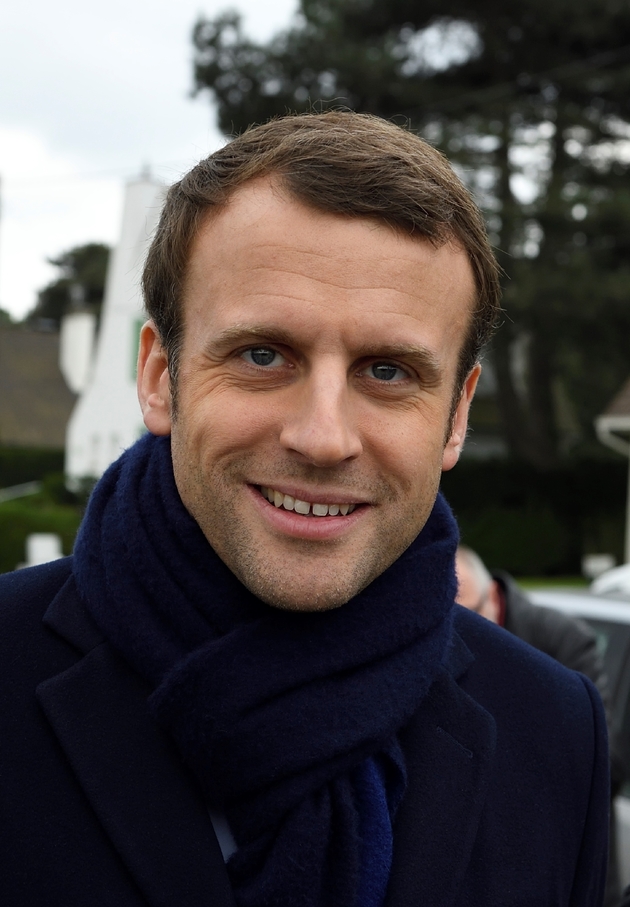 Emmanuel Macron au Touquet le 22 avril 2017