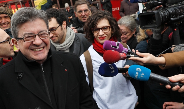 Jean-Luc Melenchon le 7 mars 2017 à Paris
