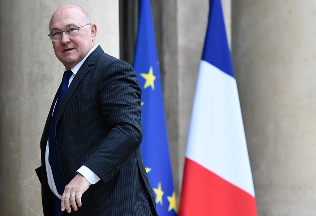 Le ministre de l'Economie Michel Sapin le 8 mars 2017 à l'Elysée