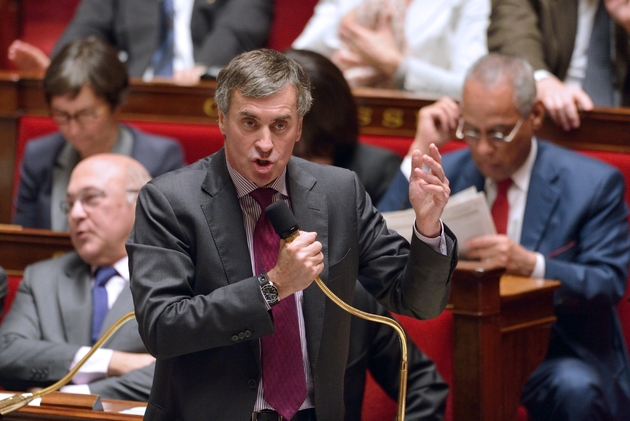 Jérôme Cahuzac lors d'une session de questions au gouvernement à l'Assemblée nationale, le 20 novembre 2012