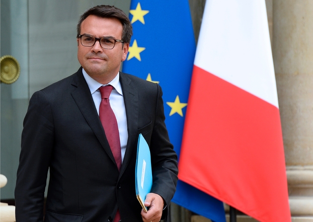 Thomas Thévenoud, secrétaire d'État chargé du Commerce extérieur, quitte l'Elysée après un conseil des ministres le 27 août 2014