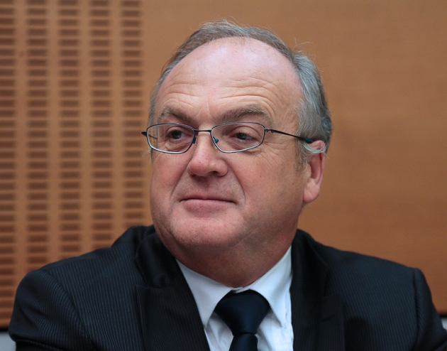 Le président de la Société du Grand Paris (SGP), Philippe Yvin, le 15 septembre 2015 à Paris