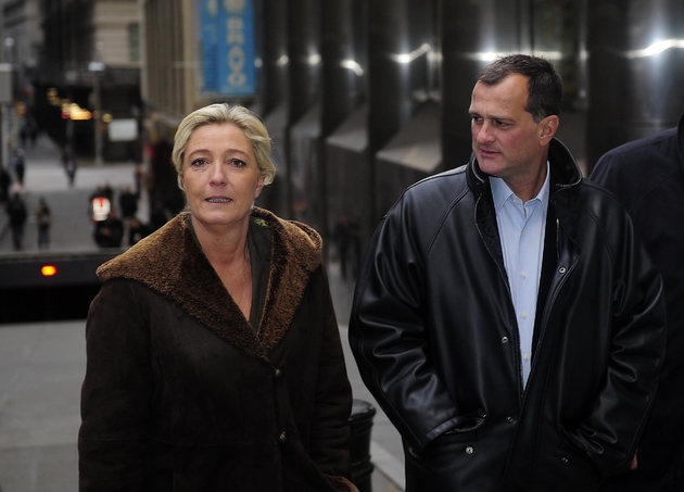 Marine Le Pen et Louis Aliot le 4 novembre 2011 à New-York