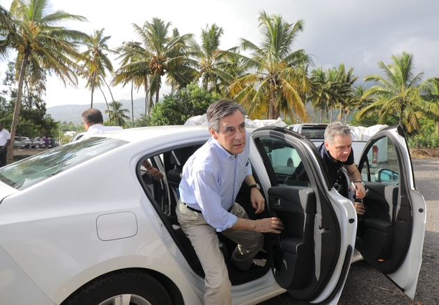 François Fillon, le 11 février 2017 à La Réunion