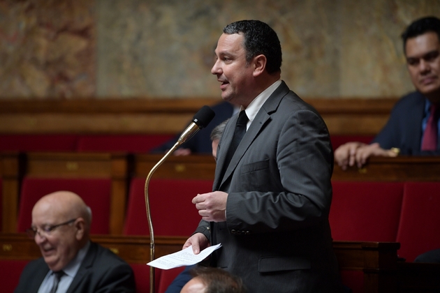 Le maire UDI de Montélimar, Franck Reynier, le 10 janvier 2017 à l'Assemblée nationale à Paris