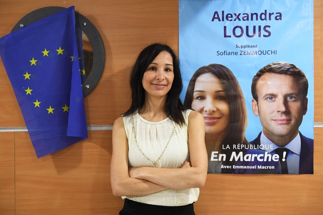 Alexandra Louis, candidate aux législatives pour La République en Marche (LREM) à Marseille, le 13 juin 2017