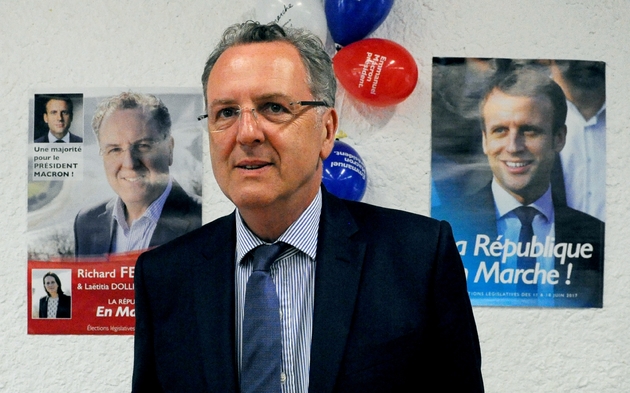 Elu député en 2012, Richard Ferrand, ici à Telgruc-sur-Mer le 2 juin 2017, est resté directeur général des Mutuelles de Bretagne jusqu'en 2013, puis 