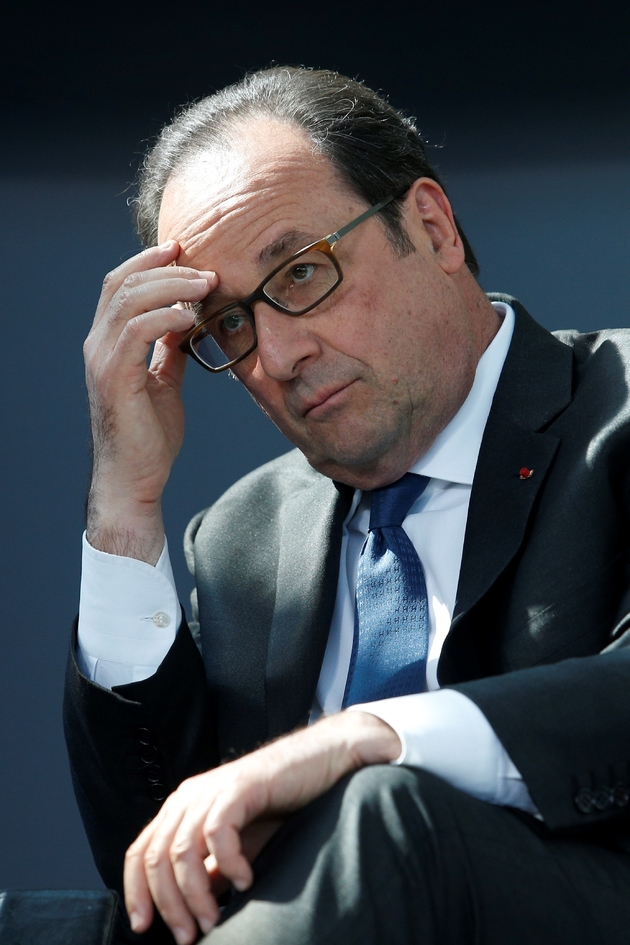 Le président François Hollande, le 13 avril 2017 à Paris