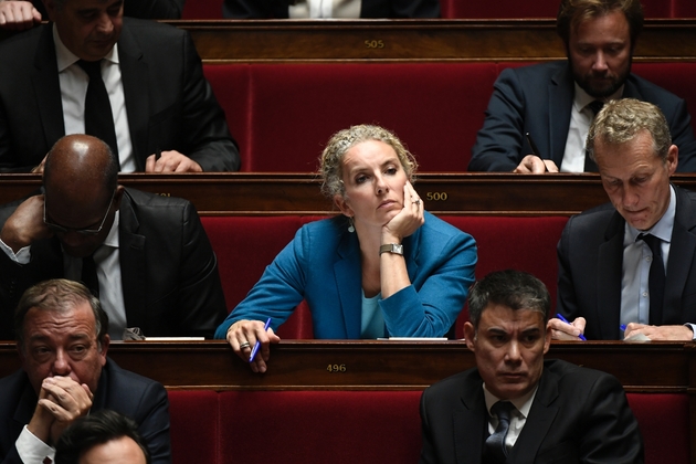 Delphine Batho (c), le 14 novembre 2017 à l'Assemblée nationale, à Paris