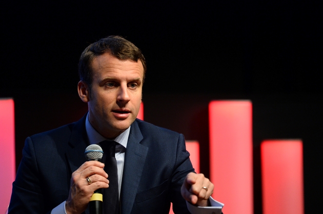 Emmanuel Macron le 28 mars 2017 à Paris