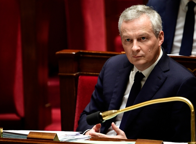 Le ministre français de l'Economie Bruno Le Maire à l'Assemblée nationale à Paris, le 15 novembre 2017