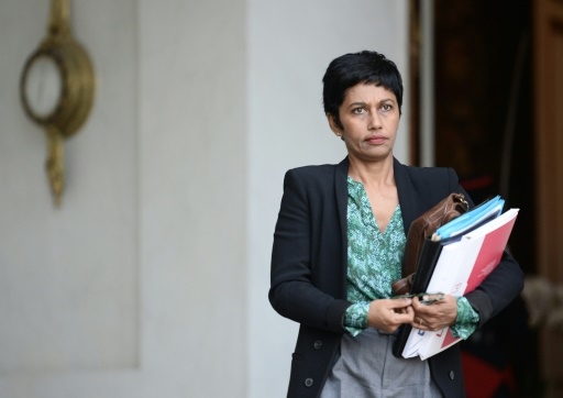 La ministre des Outre-mer Ericka Bareigts, le 28 septembre 2016 au palais de l'Elysée à Paris 